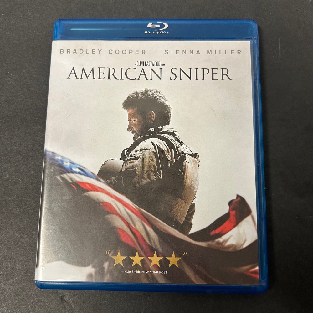 Warner Bros American Sniper Blu-ray DVD Combo Good Clint Eastwood Movie